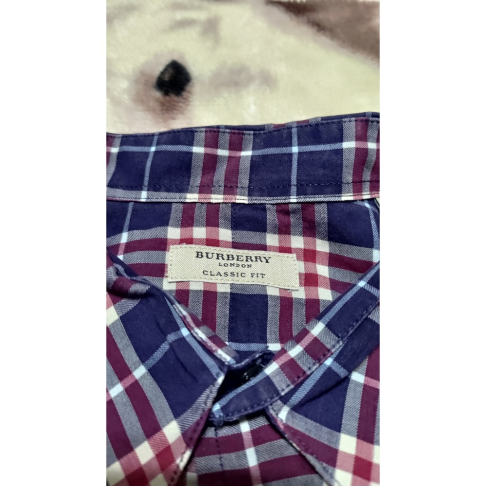 二手 短袖 格紋襯衫 L 男款-細節圖3