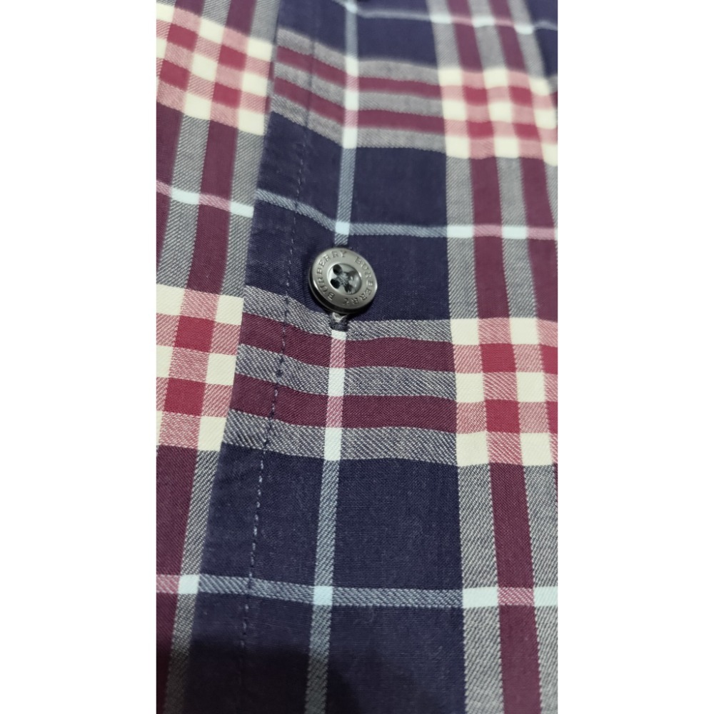 二手 短袖 格紋襯衫 L 男款-細節圖7