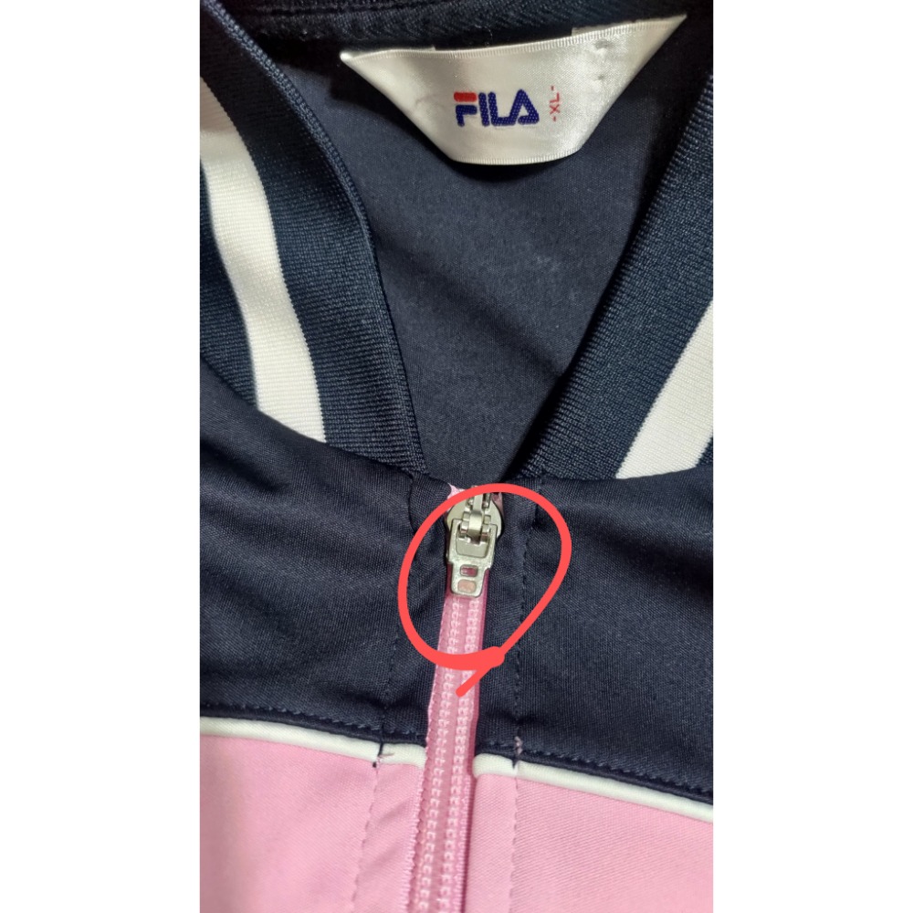 二手 FILA 短袖 外套 刺繡logo XL 美津濃 polo衫 2XL 女款-細節圖8