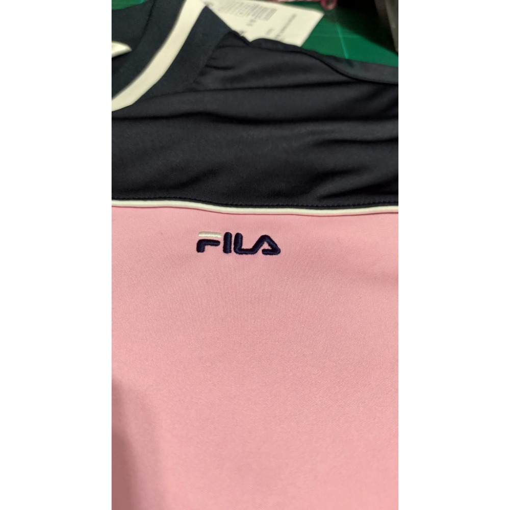 二手 FILA 短袖 外套 刺繡logo XL 美津濃 polo衫 2XL 女款-細節圖9