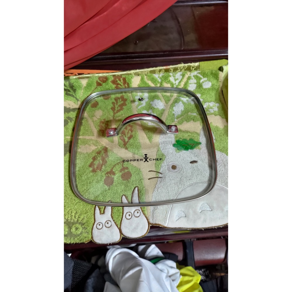 二手 Copper Chef 陶瓷不沾 24公分 單柄方型 不沾鍋 IH爐/電磁適HAPPYCALL深炒鍋28公-細節圖9