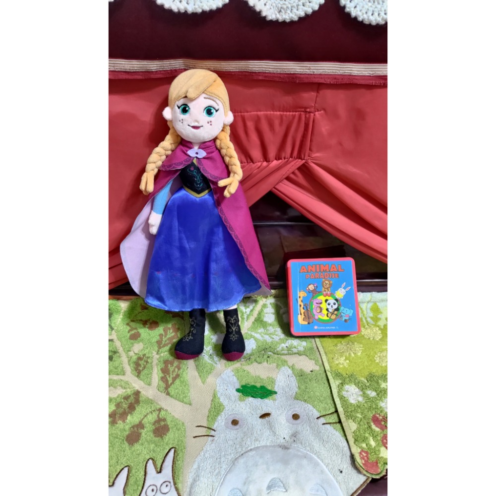 二手 711 KT 睡袋 T-ARTS 冰雪奇緣抱抱好朋友 安娜 嬰幼泡棉書-細節圖4