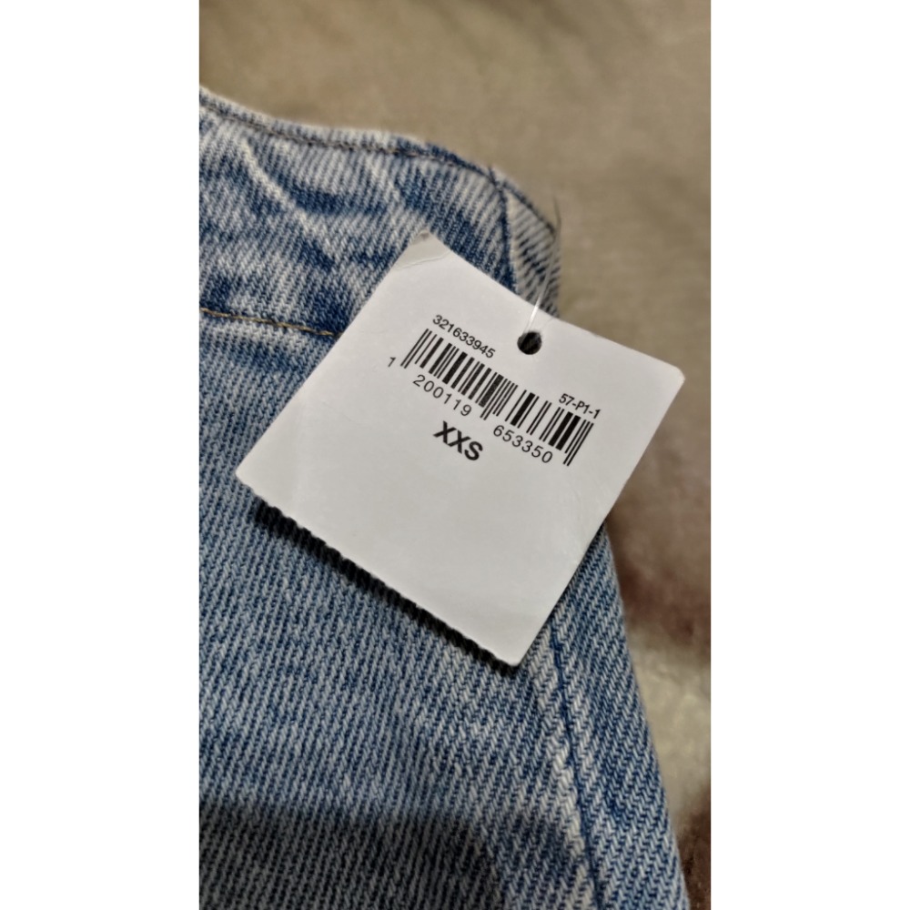 二手 Gap 歐美風牛仔吊帶背心 藍色 XXS 得藝服飾 9號 背心吊帶裙-細節圖3