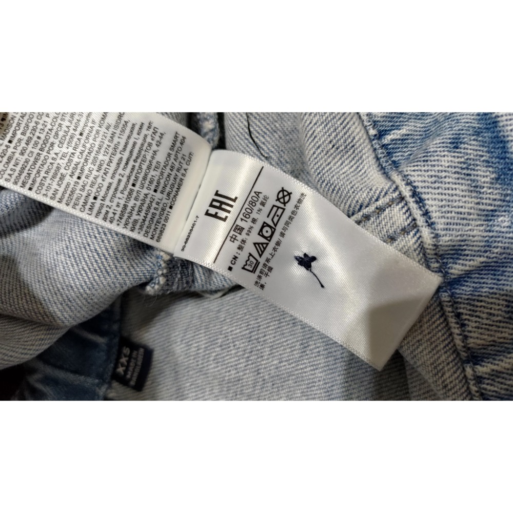 二手 Gap 歐美風牛仔吊帶背心 藍色 XXS 得藝服飾 9號 背心吊帶裙-細節圖5