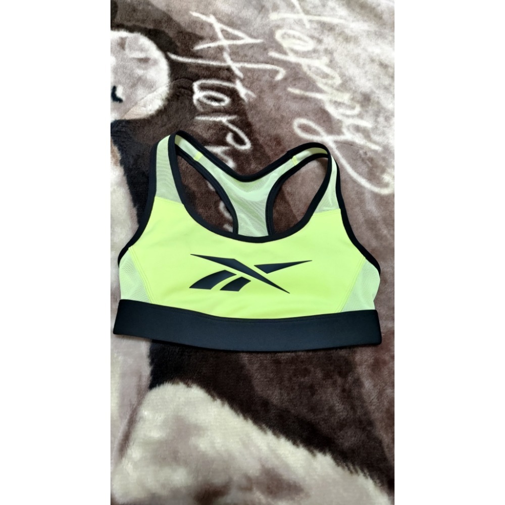 二手 REEBOK 螢光黃 S 運動內衣 Nike 灰色 水藍 S黃已售-細節圖2
