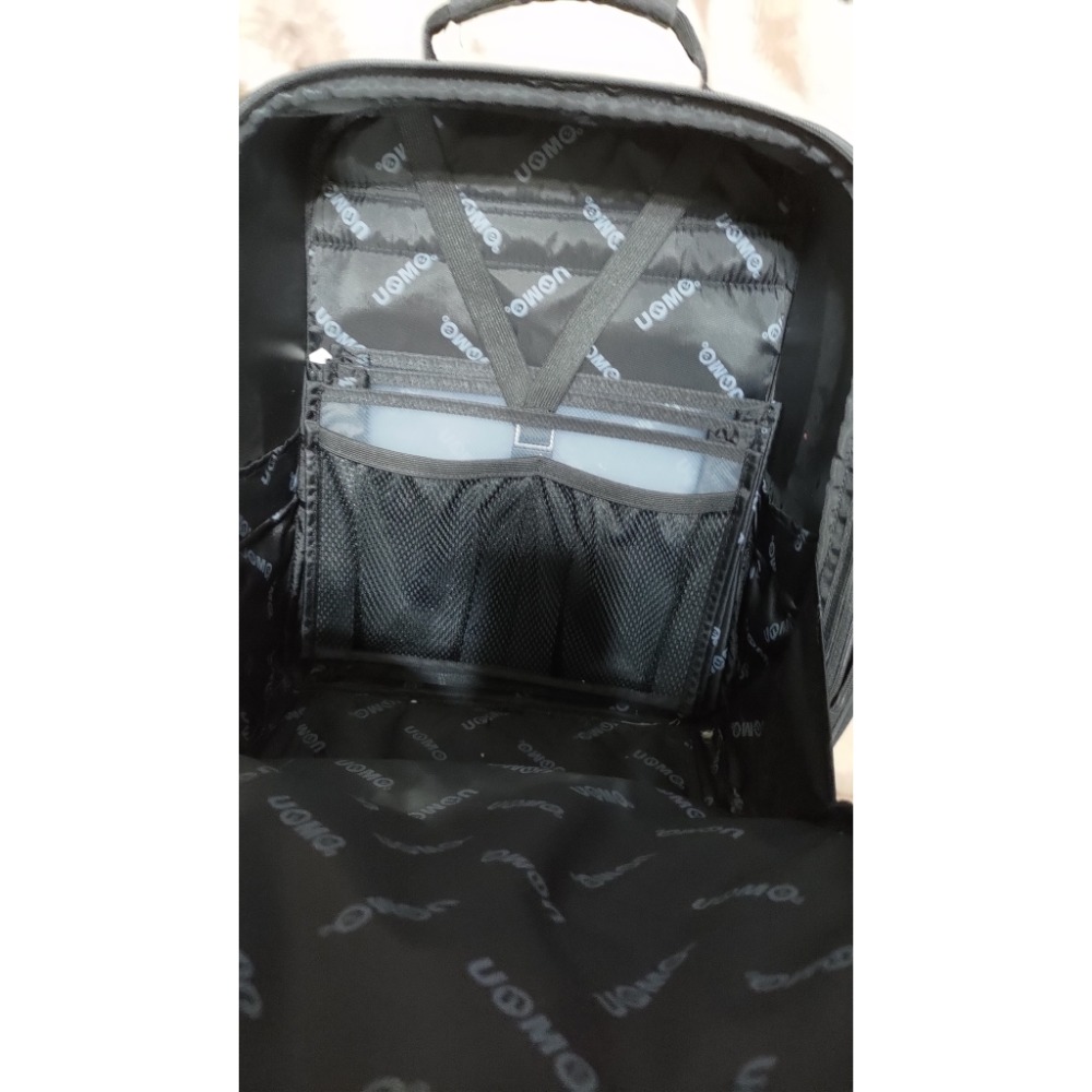 二手 UnMe 高年級 拉桿後背 兩用書包 黑色-細節圖5