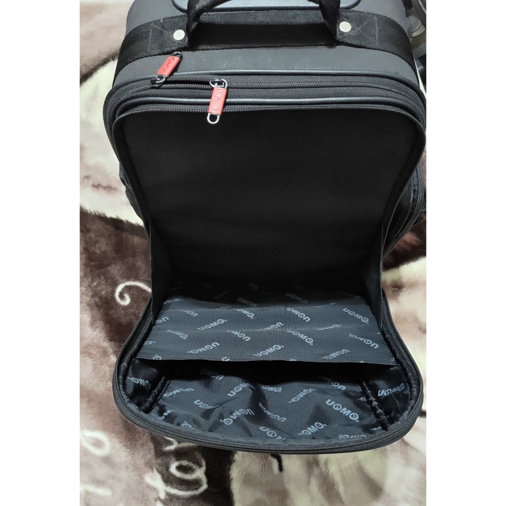 二手 UnMe 高年級 拉桿後背 兩用書包 黑色-細節圖6