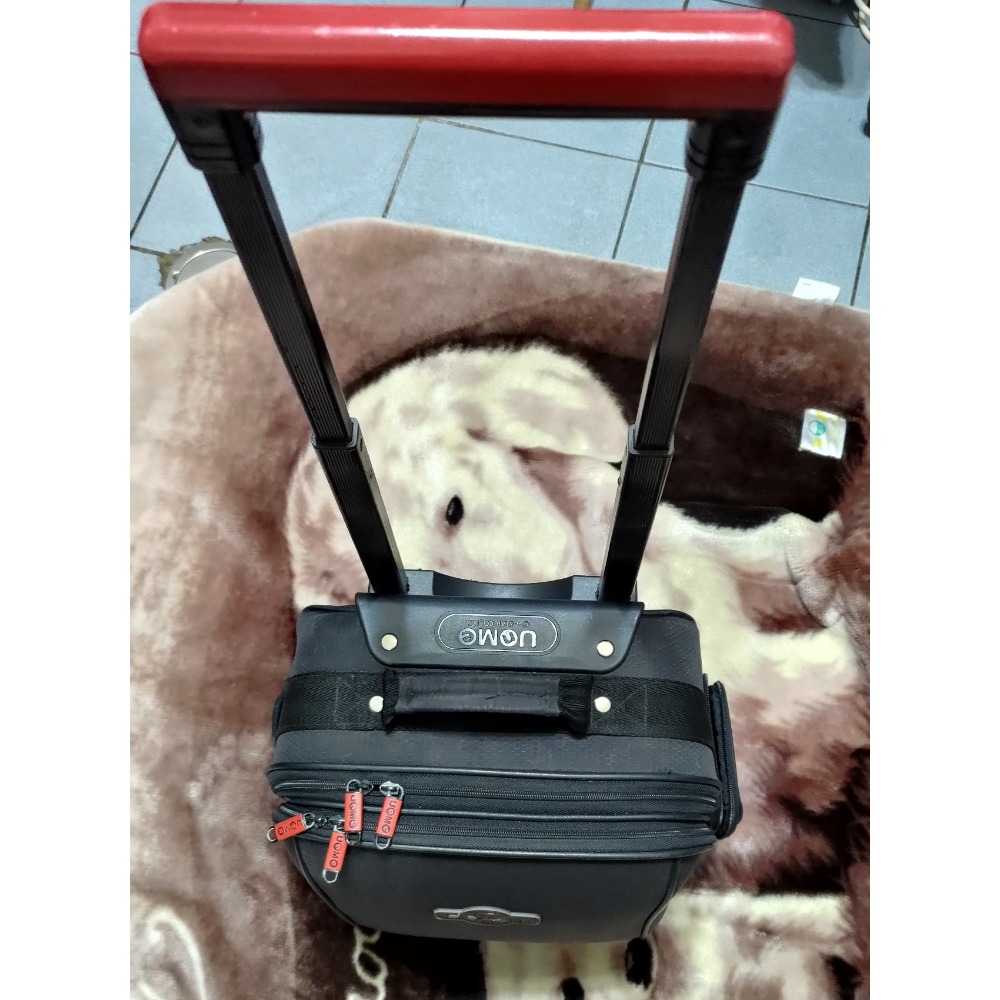 二手 UnMe 高年級 拉桿後背 兩用書包 黑色-細節圖8