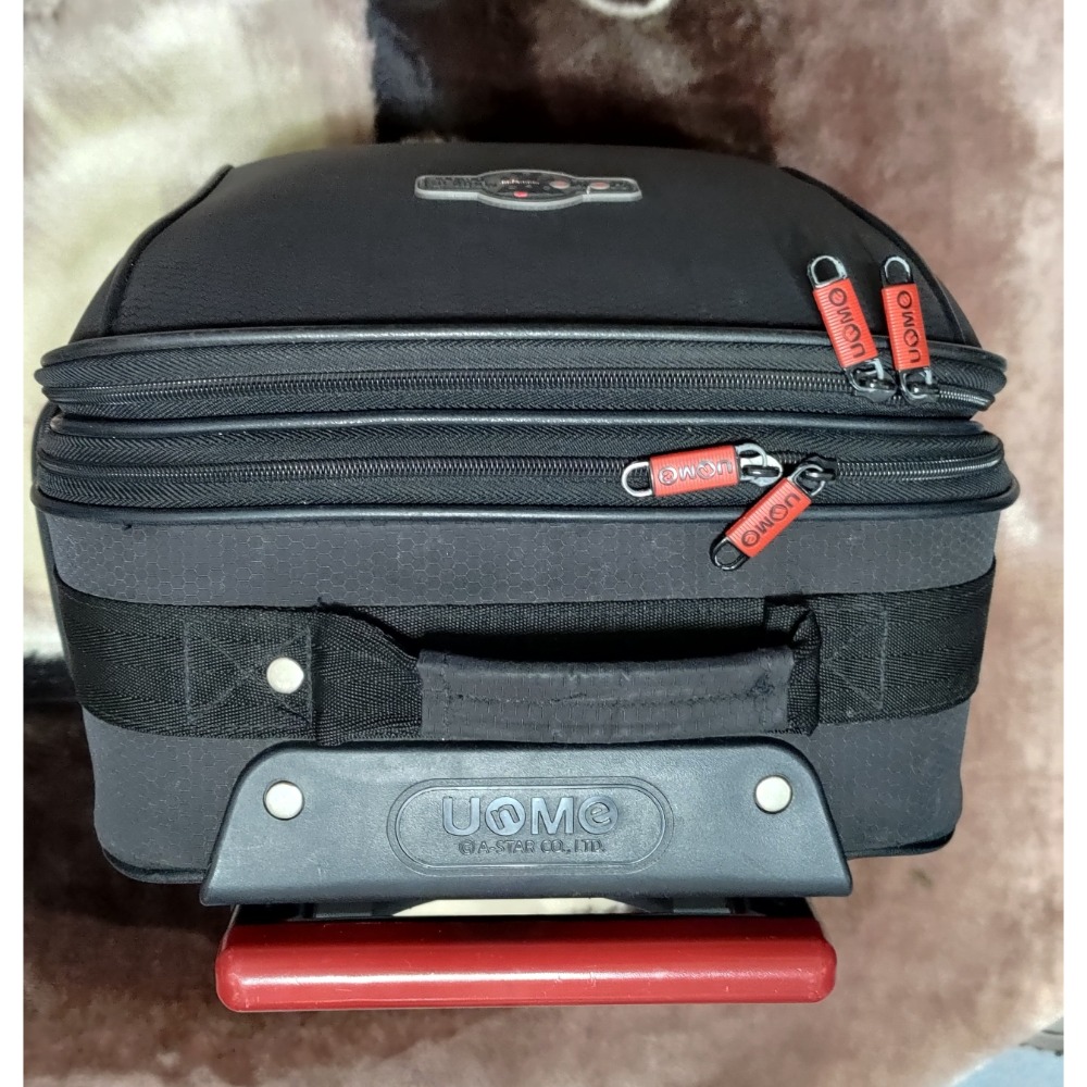 二手 UnMe 高年級 拉桿後背 兩用書包 黑色-細節圖9