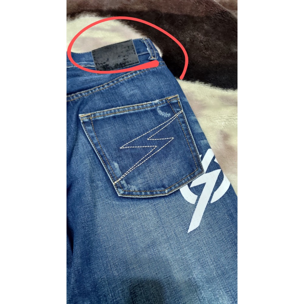 二手 BAD KIDS 惡童 洗破壞 牛仔褲 30腰-細節圖4