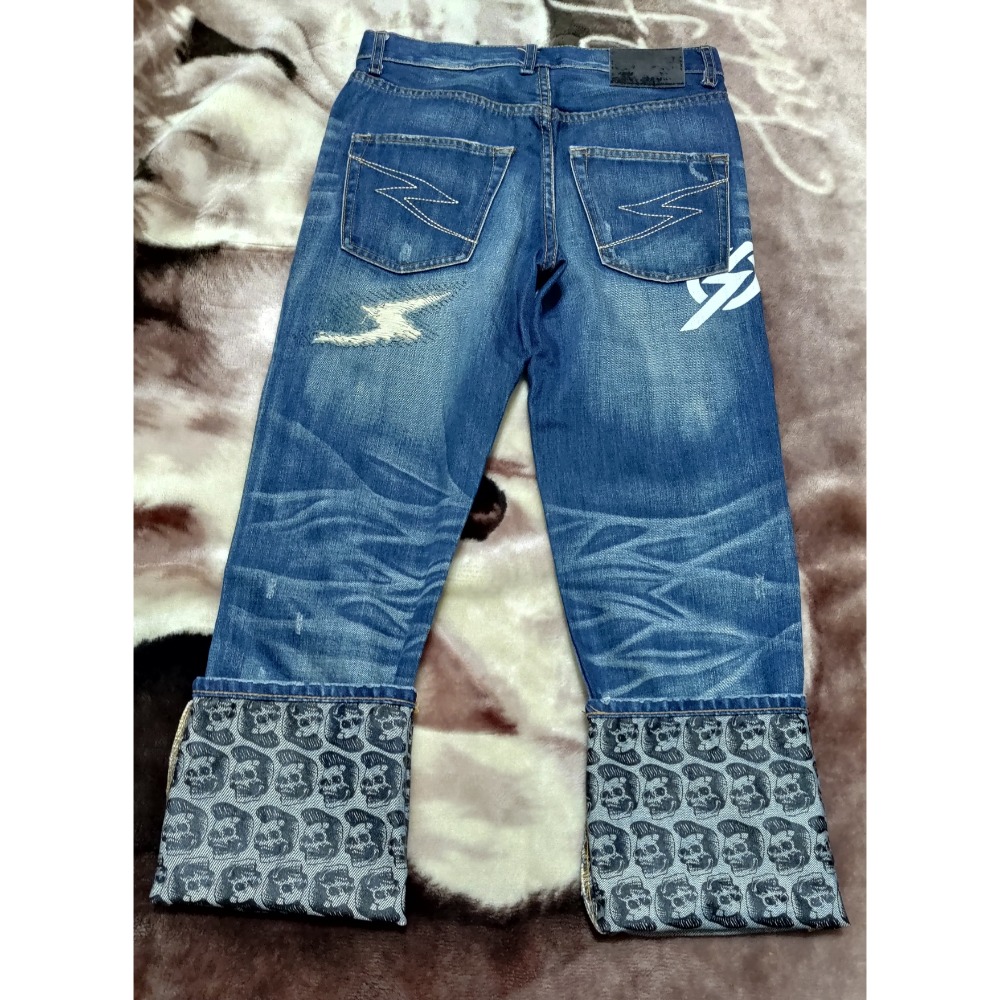 二手 BAD KIDS 惡童 洗破壞 牛仔褲 30腰-細節圖5