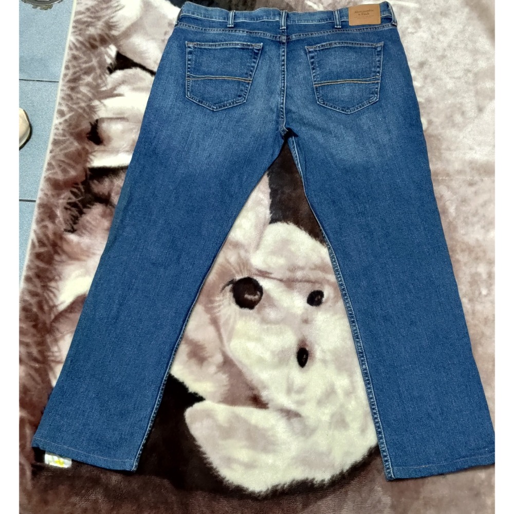 二手 Abercrombie&Fitch 牛仔褲 大尺碼 36腰 男款-細節圖2