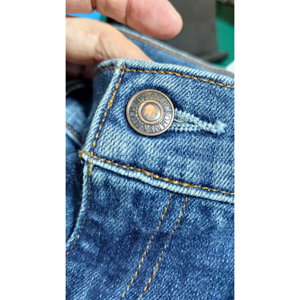 二手 Abercrombie&Fitch 牛仔褲 大尺碼 36腰 男款-細節圖6