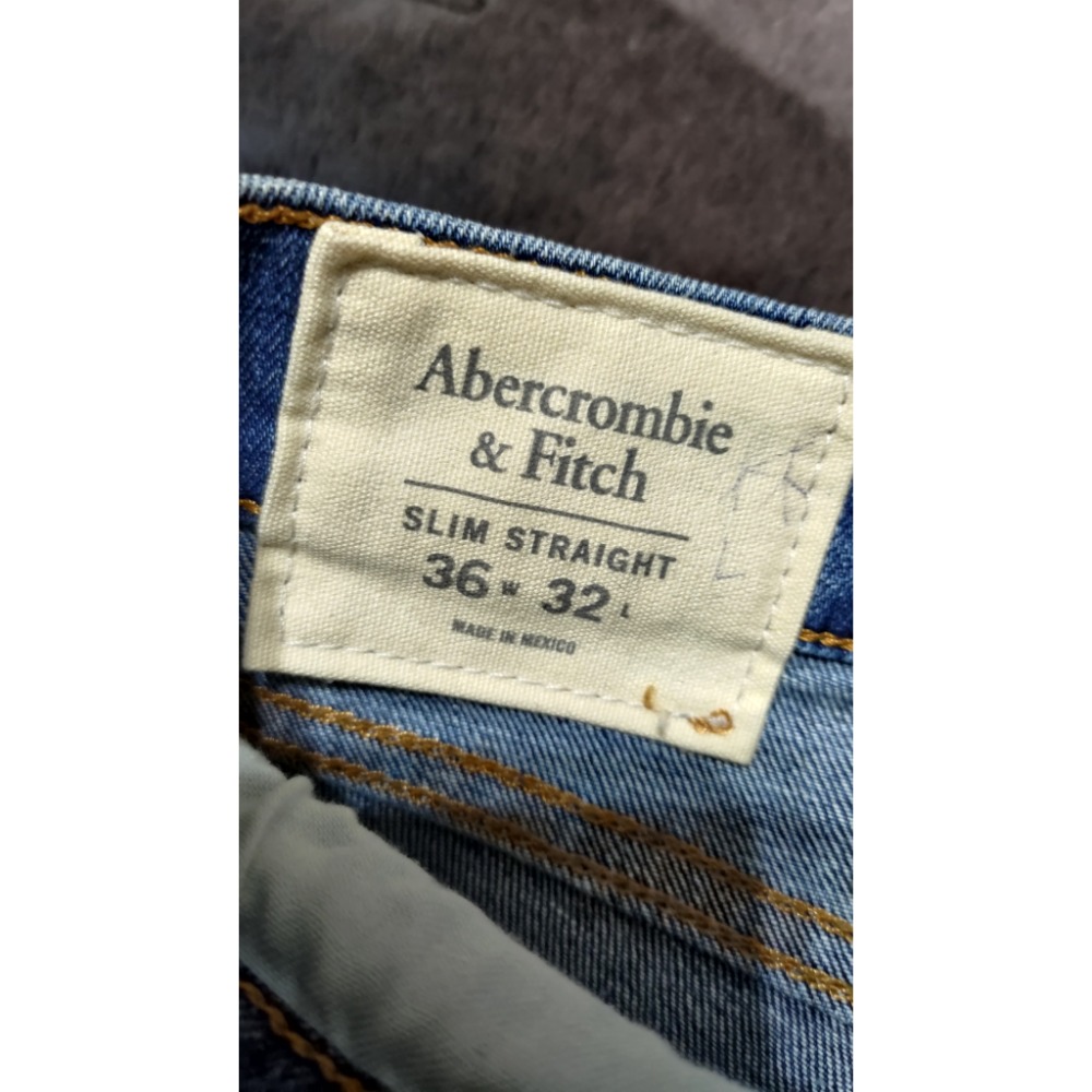 二手 Abercrombie&Fitch 牛仔褲 大尺碼 36腰 男款-細節圖7