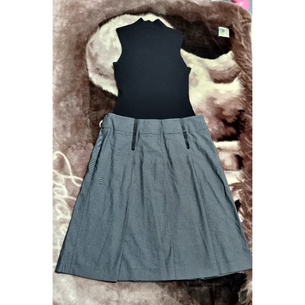 二手 SO NICE M 長袖 洋裝 mia mia 針織棉 彈性 長洋裝 9號-細節圖2