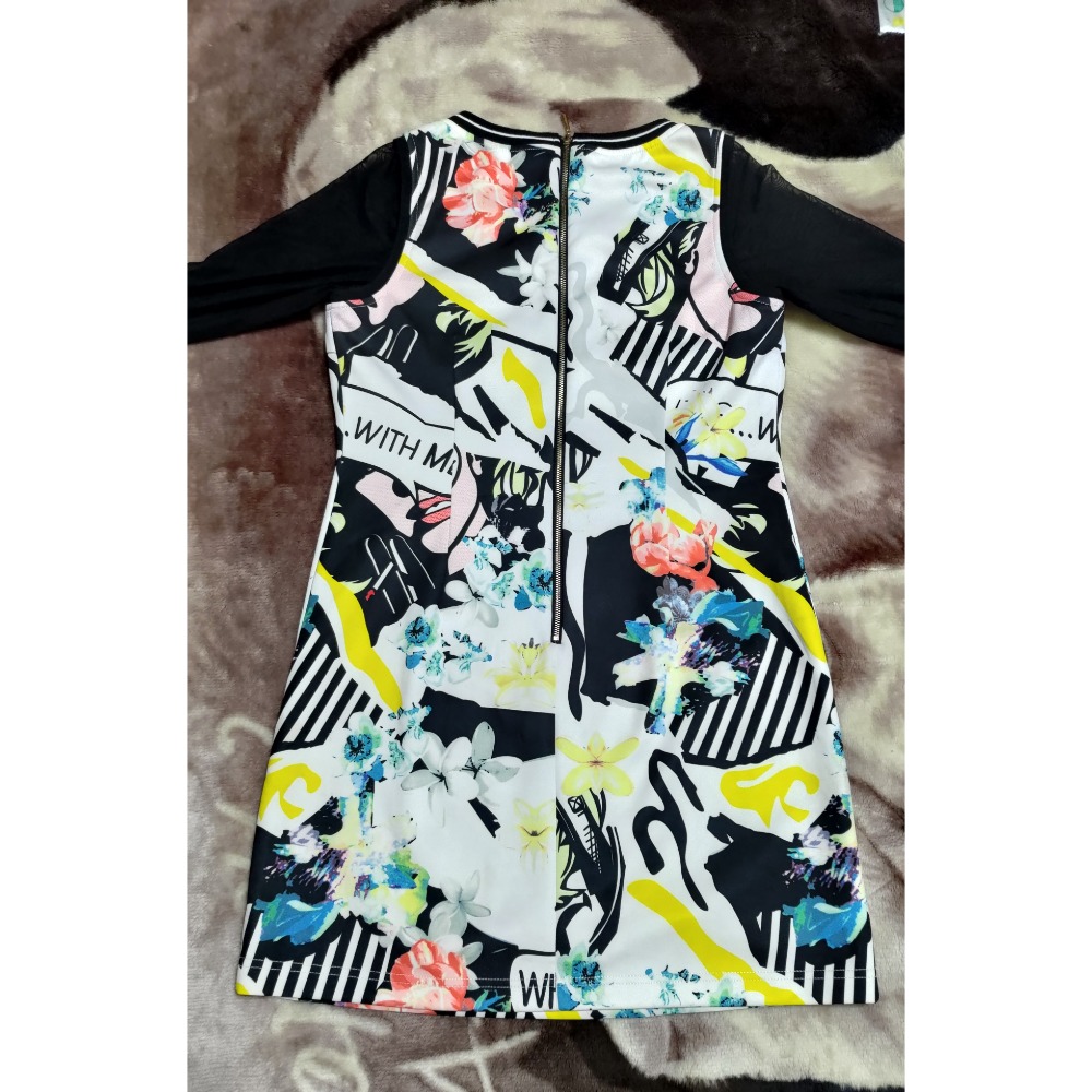 二手 SO NICE M 長袖 洋裝 mia mia 針織棉 彈性 長洋裝 9號-細節圖7