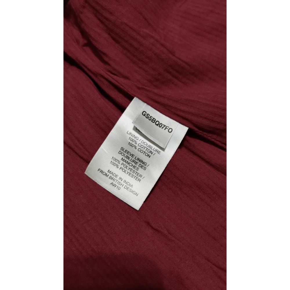 二手 極度乾躁 Superdry 真皮 女款 雙領 皮外套 L-細節圖8