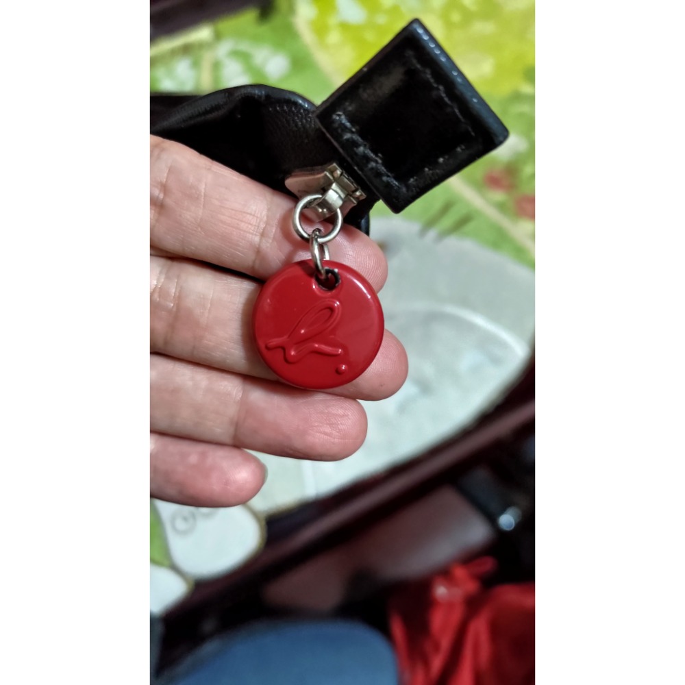 二手Agnes b 防水 亮面 托特包 日本製 手提包 肩背包-細節圖7