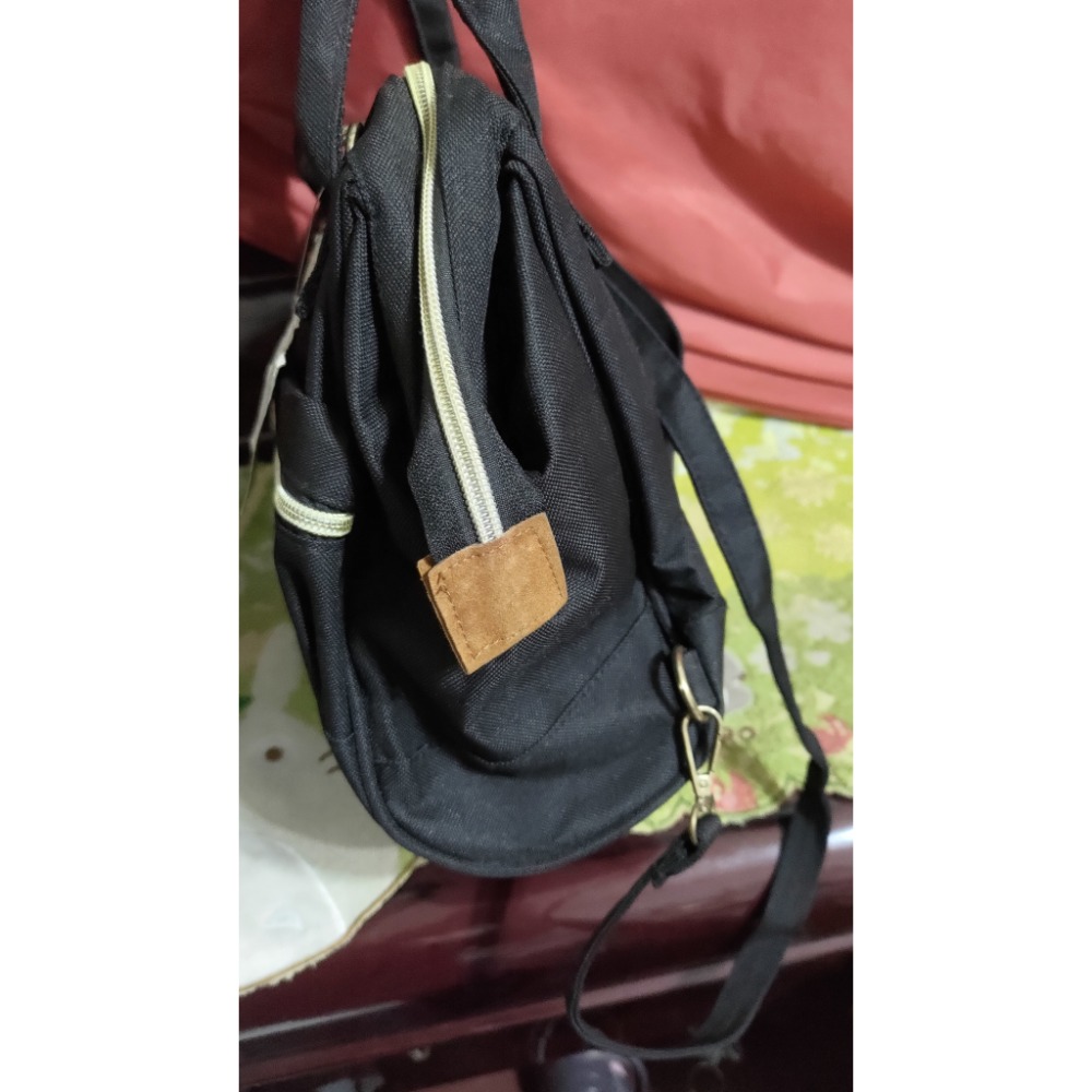 二手 愛迪達 手提包 肩背包 黑色手提包 後背包-細節圖6