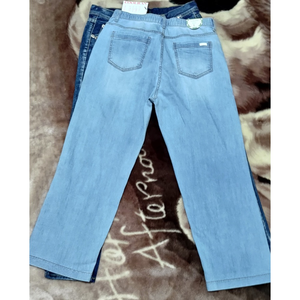 MAJOR MADE 厚磅挺版 牛仔褲 L 正韓Vikini涼感3度淺藍牛仔褲L-細節圖2