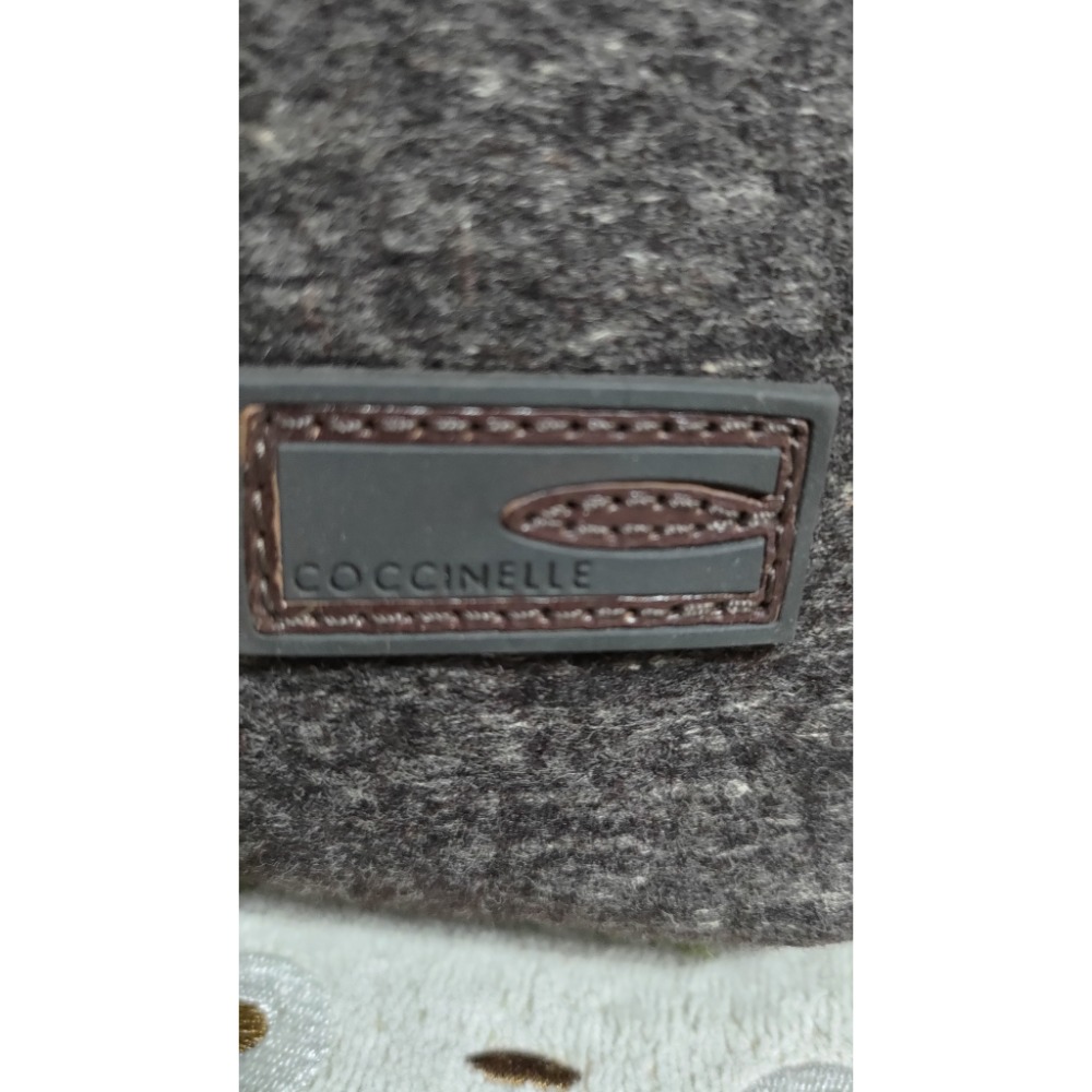 二手 Coccinelle 真皮抽繩帆布包手提包 後背包 義大利製 CONVERSE 後背包 手提包-細節圖9