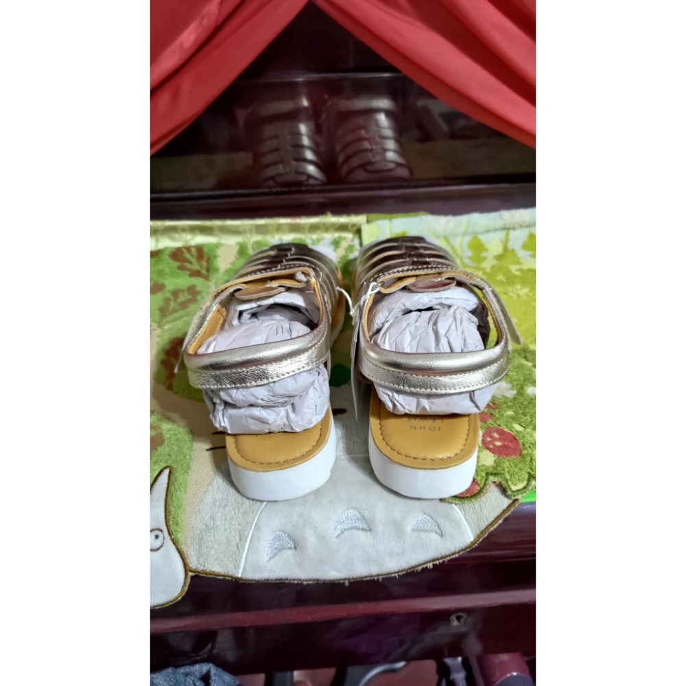 國外帶回 JOHN LEWIS&PARTNERS 金色 涼鞋 38號-細節圖2