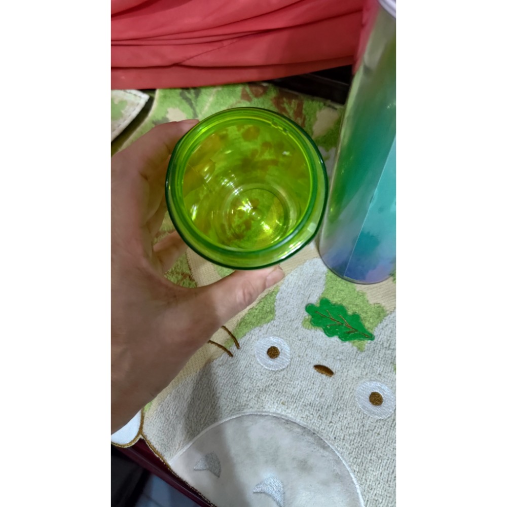 二手 星巴克 冷水杯473ml 旅行杯 Nike 推蓋式 冷水壺 黃綠 160Z-細節圖9