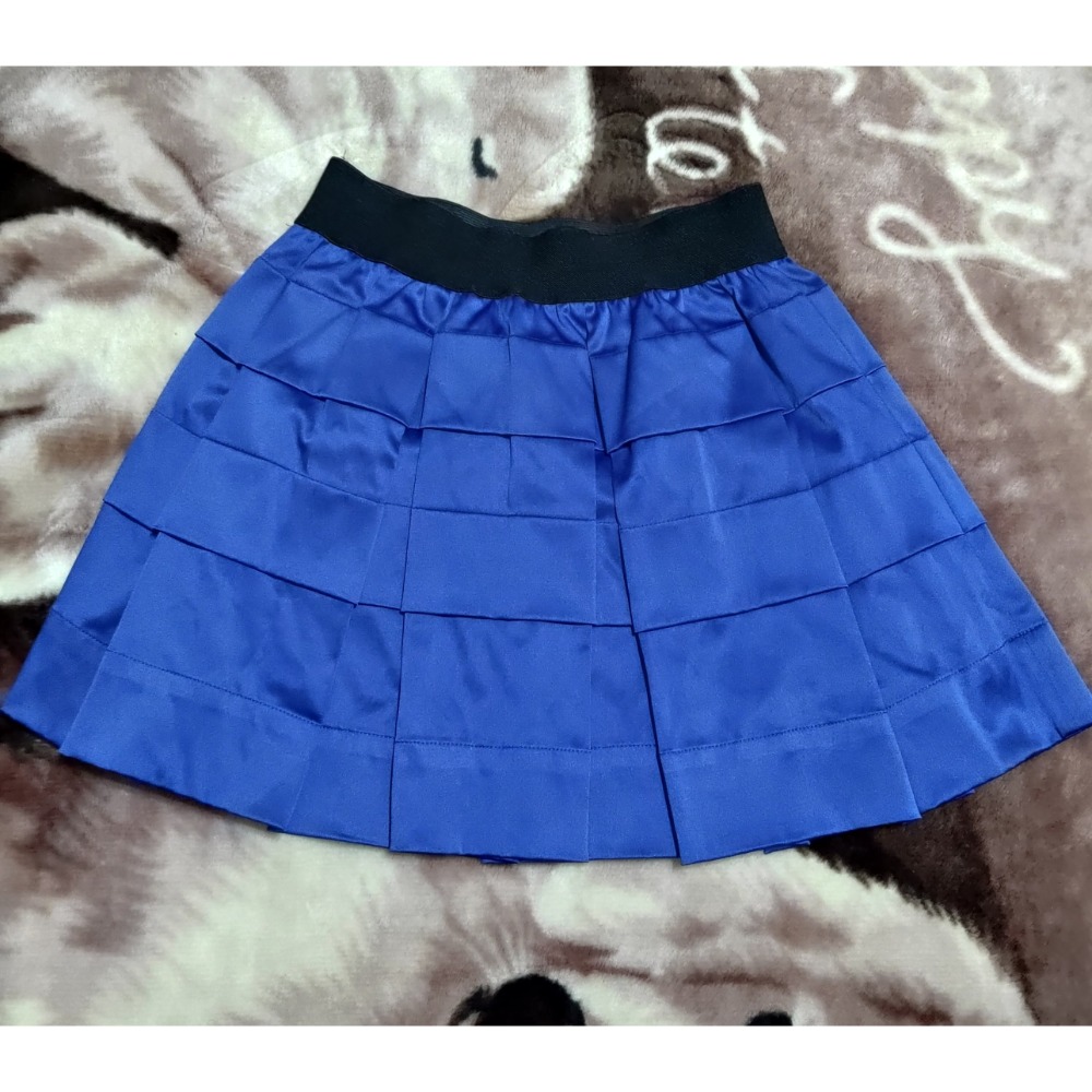 正韓 MATIERE 厚磅牛仔短褲裙M 專櫃HER&HIM鴿子蛋糕短裙F-細節圖3