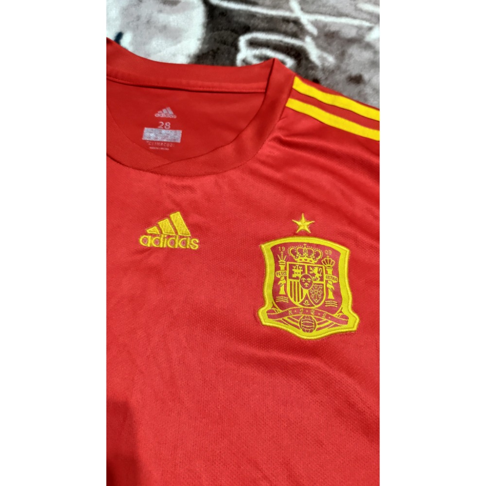 二手 Nike 短袖刺繡logo 上衣 愛迪達刺繡上衣 男童 XL 足球-細節圖4