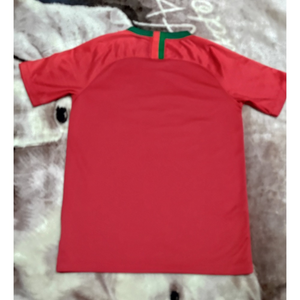 二手 Nike 短袖刺繡logo 上衣 愛迪達刺繡上衣 男童 XL 足球-細節圖7