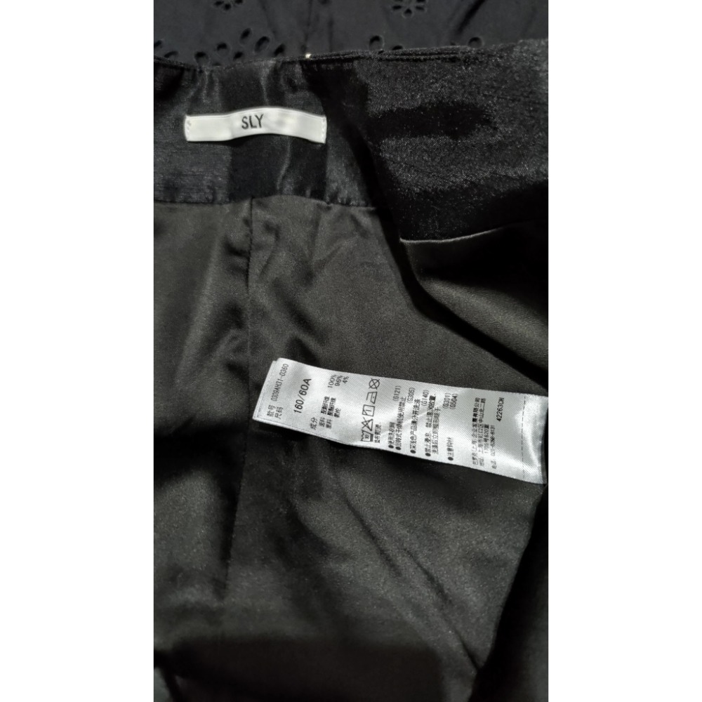 二手美國時尚品牌Theory七分袖蕾絲洋裝尺碼0 日本品牌SLY 冬天長褲尺碼1=S-細節圖3