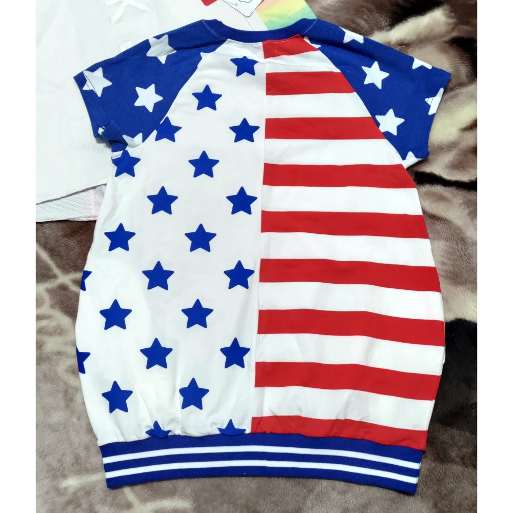 二手 Nike 彩虹短袖 童裝 WHY AND 1/2 刺繡上衣9號-細節圖6