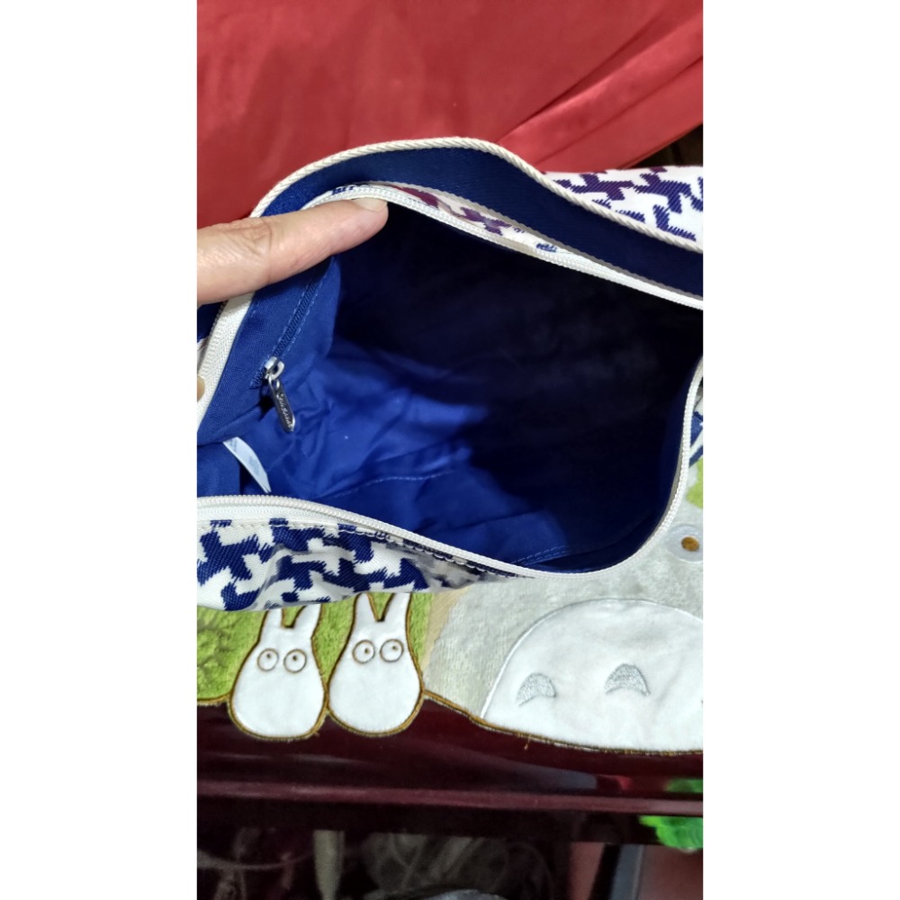 Cath Kidston 半月型  千鳥格 手提包 肩背包 PEPPER S 牛皮馬鞍包已售-細節圖8