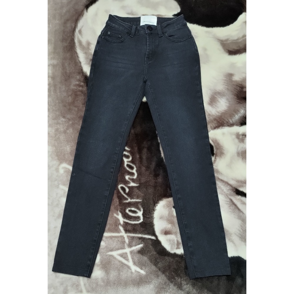 二手 One teaspoon 彈性牛仔褲22腰 PUMA 長褲厚磅冬款XS 束口褲-細節圖6