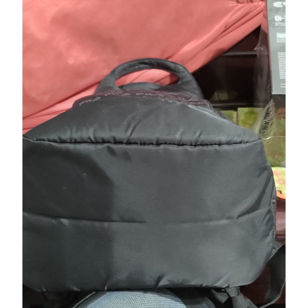 EVERYTHINK 護頸枕降噪隔音放空枕 S灰色 FILA 手提背 後背包 刺繡logo-細節圖3