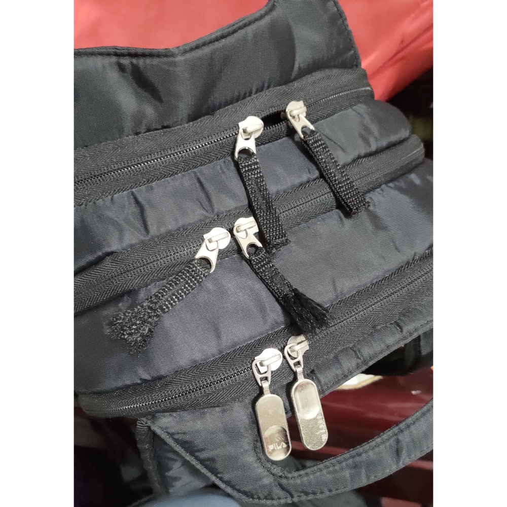 EVERYTHINK 護頸枕降噪隔音放空枕 S灰色 FILA 手提背 後背包 刺繡logo-細節圖6