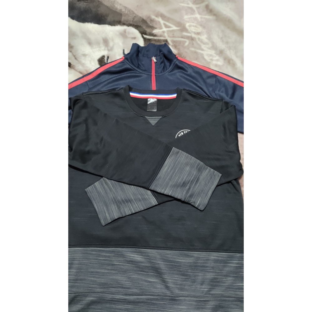 二手正品美版CHAMPION 男立領運動內加絨外套 M 2015布魯克林愛迪達長袖L-細節圖5