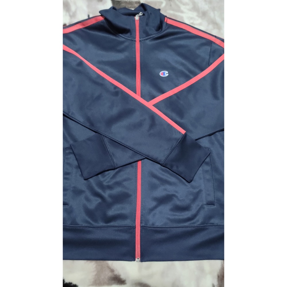 二手正品美版CHAMPION 男立領運動內加絨外套 M 2015布魯克林愛迪達長袖L-細節圖9