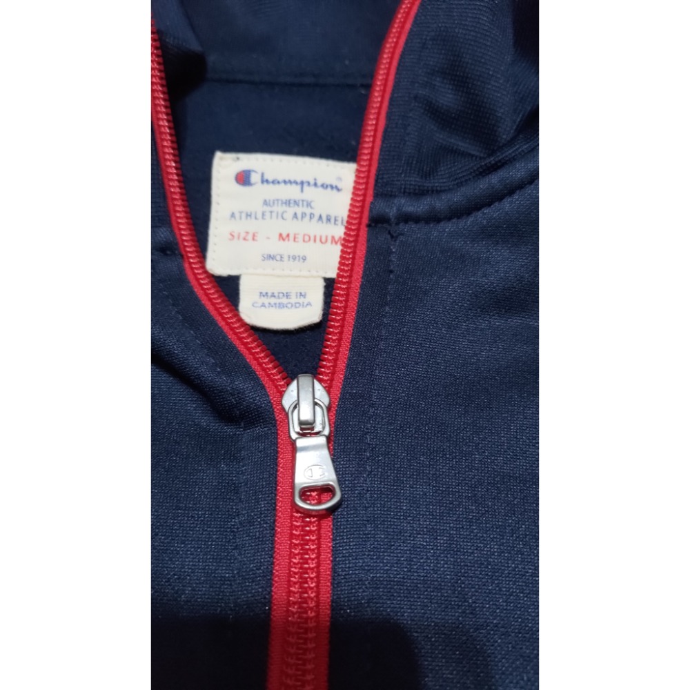 二手正品美版CHAMPION 男立領運動內加絨外套 M 2015布魯克林愛迪達長袖L-細節圖10