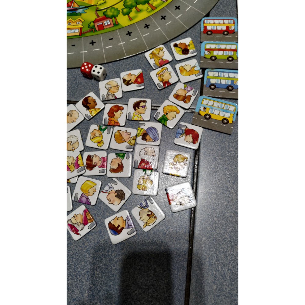 二手 美國B.Toys 波特柏手提繪板 英國 bus stop桌遊培養孩子加減法的遊戲-細節圖5