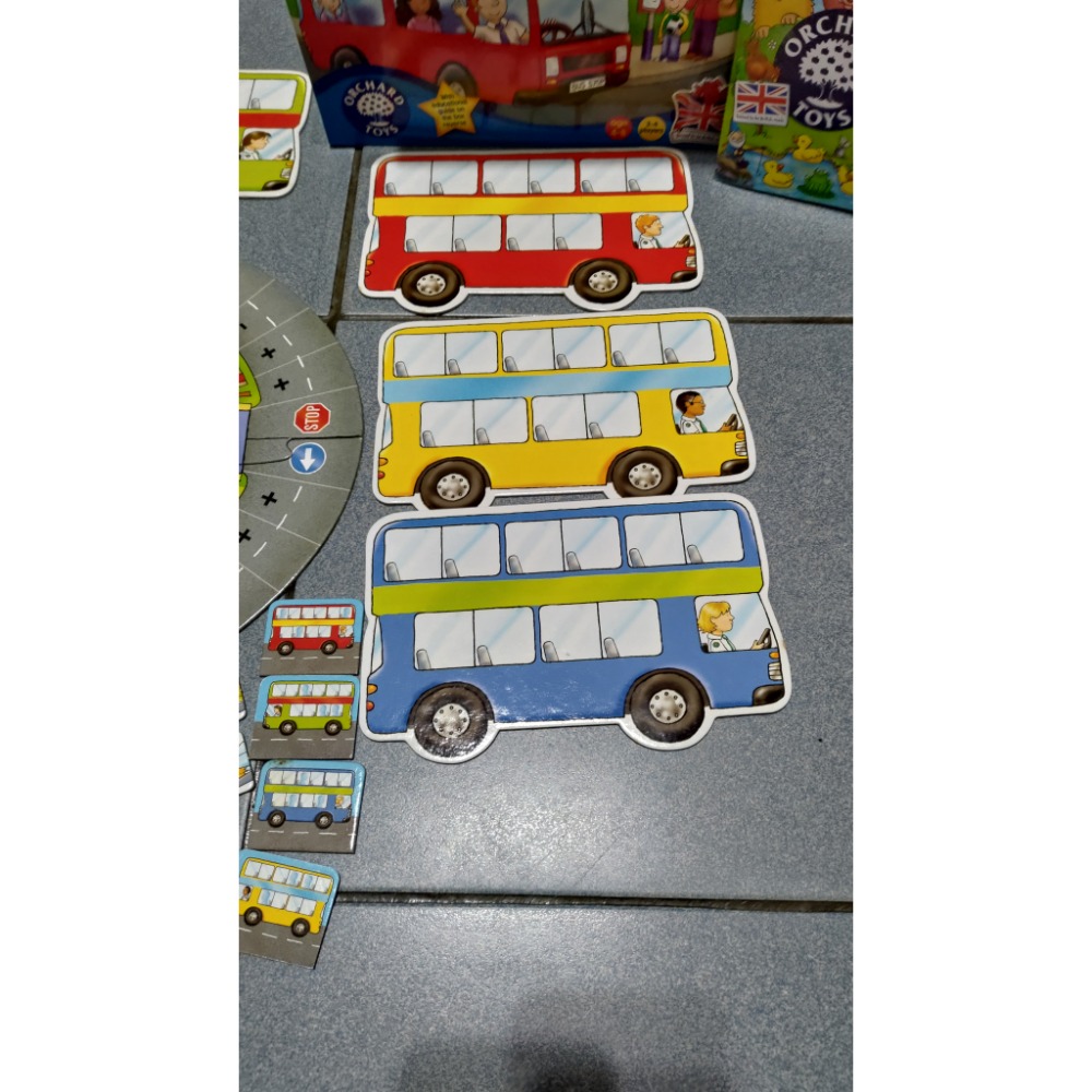 二手 美國B.Toys 波特柏手提繪板 英國 bus stop桌遊培養孩子加減法的遊戲-細節圖8