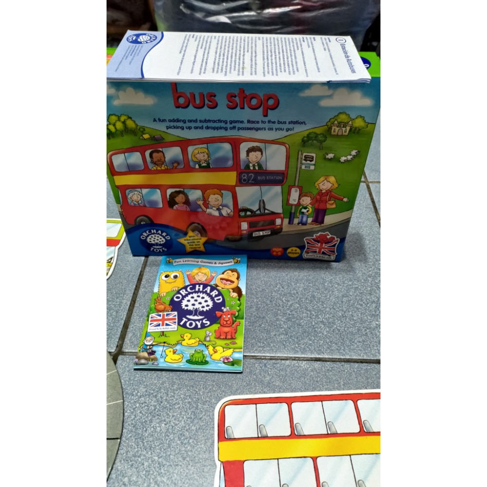 二手 美國B.Toys 波特柏手提繪板 英國 bus stop桌遊培養孩子加減法的遊戲-細節圖9