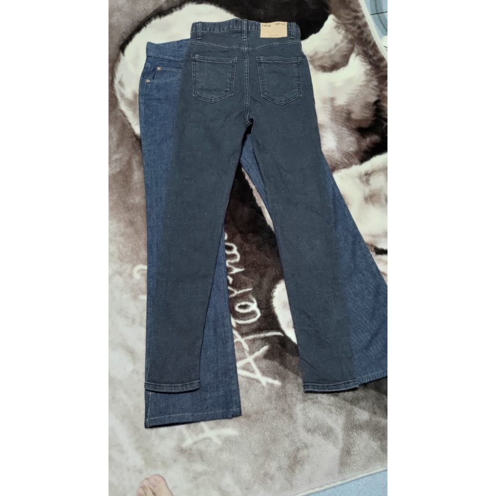 二手 日本帶回 Brappers 彈性牛仔褲 S 韓國設計師品牌FOUR EIGHT彈性高腰牛仔褲S-細節圖2