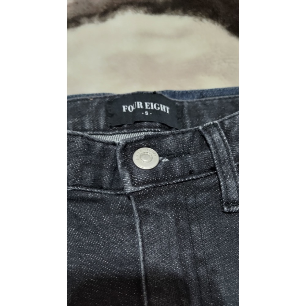 二手 日本帶回 Brappers 彈性牛仔褲 S 韓國設計師品牌FOUR EIGHT彈性高腰牛仔褲S-細節圖5