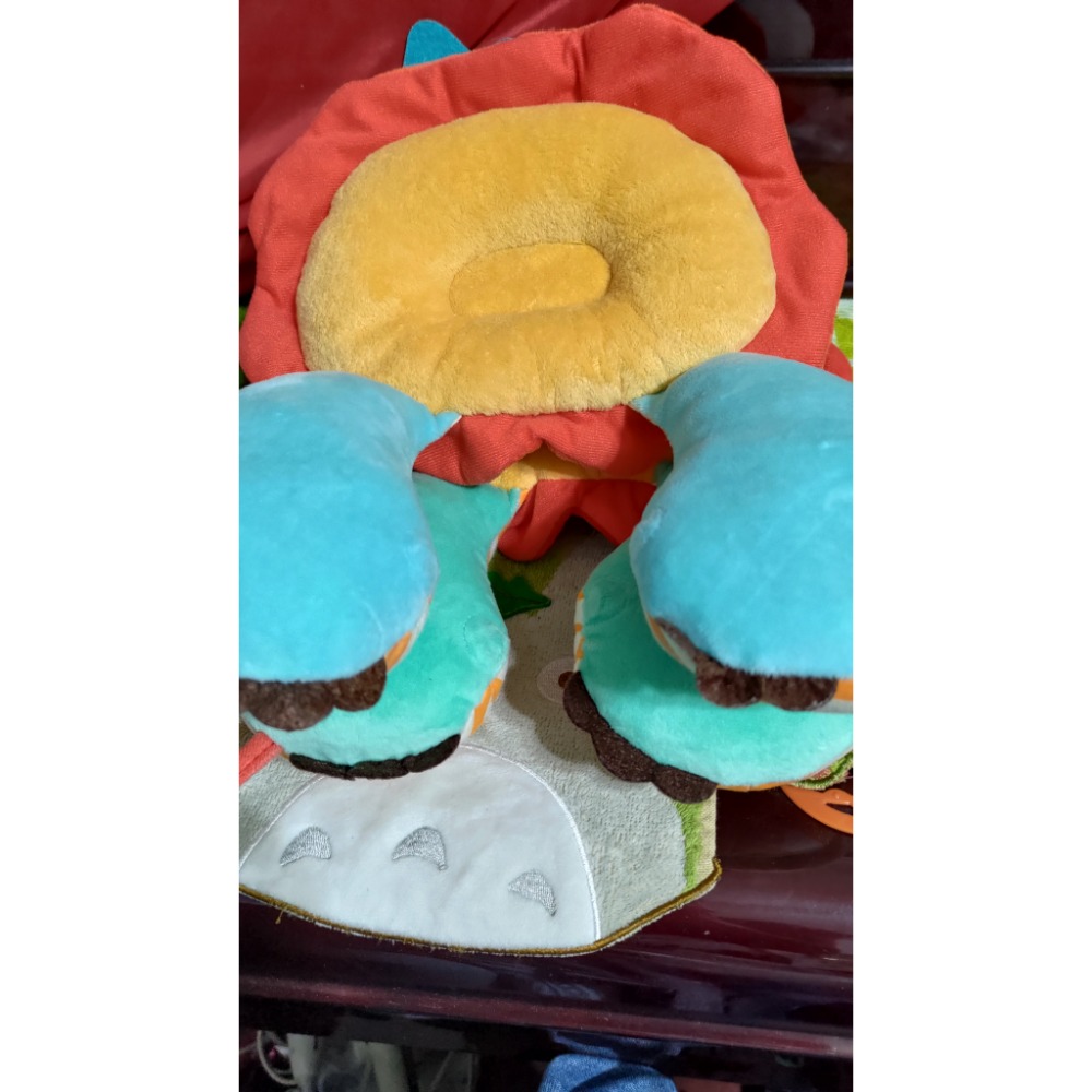 二手 Lucky Baby 旅行護頸枕 嬰兒 汽座枕頭 獅子-細節圖4