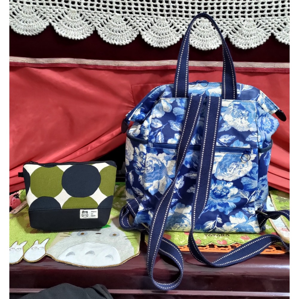 手工防水真皮logo後背包 手提包 大容量 化粧包 拉鍊包 YKK-細節圖2