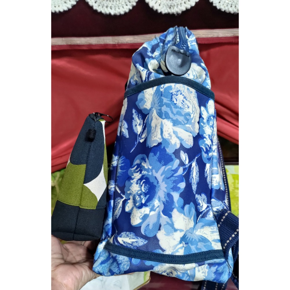 手工防水真皮logo後背包 手提包 大容量 化粧包 拉鍊包 YKK-細節圖4