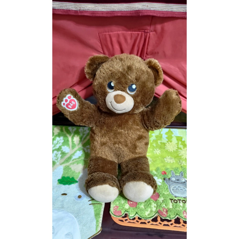 孩之寶狗玩具 Build A BEAR 棕色泰迪熊毛絨 迪士尼少年小狗朋友哈巴狗-細節圖8