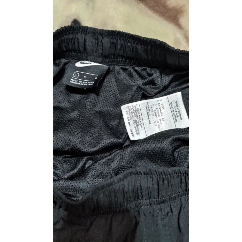 二手兒童 Nike 長褲 L 155/66 約150-160公分可穿 黑色-細節圖8