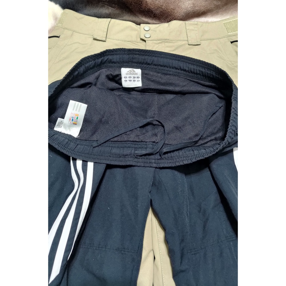 二手愛迪達男款運動長褲日本尺碼M 美國品牌EASTERN MOUNTAIN SPORTS刷毛登山褲 大尺吋-細節圖5